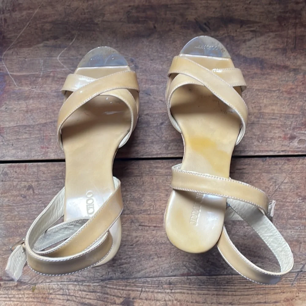 Jimmy Choo Wedges sz 38 1/2 incl orig box and dust bag - Picture 5 of 13